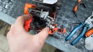 Chainsaw husqvarna 440 x torqe разборка бензопилы