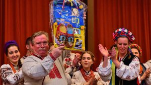 ансамбль Кралиця в гостях у ансамбля "Русалка" м. Хенгело. Нідерланди 2018р