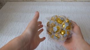 Новогодний подарок шар из конфет/мастер класс/DIY/новогодний декор