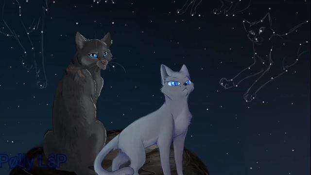 Клип коты воители|Синяя звезда и Жёлудь. смотреть онлайн