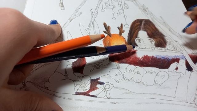 Раскрашиваем Forest Girl's Premium Edition Часть 1|| Speed coloring Раскрашивание в раскрасках