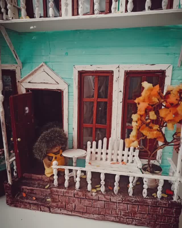 Мультик "Осень в кукольном домике". Autumn in the dollhouse. смотреть онлайн