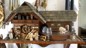 Часы с кукушкой - 45100. Мануфактура Ромбах и Хаас.