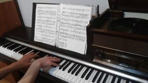 Tango "To ostatnia niedziela" (J. Petersburski, 1935) - pianino/piano