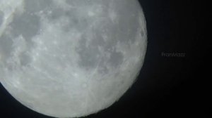 SUPER MOON 10/8/14  - MADRID FULL HD - Telescope MEADE ETX70 + iPhone 5 [FranMazz] #SúperLuna