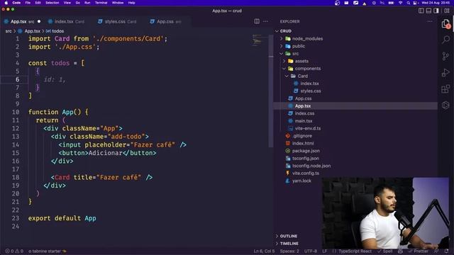 SEU PRIMEIRO PROJETO EM REACT [+ TYPESCRIPT] смотреть онлайн