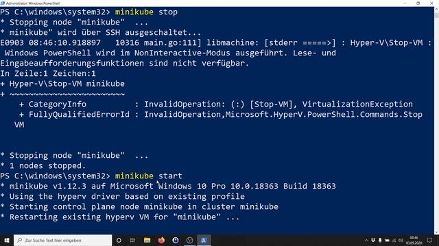 Kubernetes für Softwareentwickler - minikube start/stop смотреть онлайн
