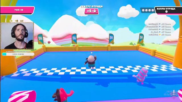 ЭПИЧНЫЕ СОРЕВНОВАНИЯ МЯГКИХ ОТРЯДОВ ⌡ FALL GUYS смотреть онлайн