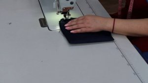 Арнайы жұмыс киімінің ұсақ бөлшектерін өңдеу. Жапсырма қалта дайындау.