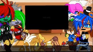 Sb React To Afton Family [Elizabeth] Glammike AU First Reaction Video Mistake (1/4)