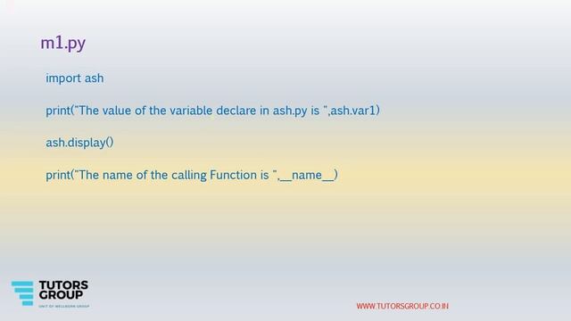 Certification Course in Python Programming | Creating Own Module