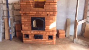 Каминопечь с хлебной камерой