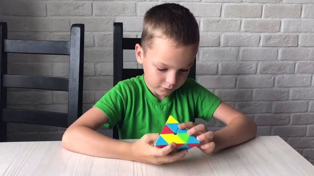 Сборка пирамидки 3х3. Pyramid cube 3x3Сборка пирамидки 3х3. Pyramid cube 3x3