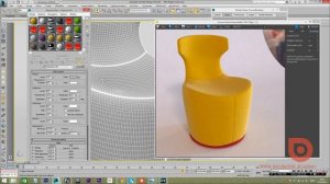 3ds Max. Моделлинг кресла. Mini Papifio Chair. (Артем Куприяненко - CG INCUBATOR ACADEMY)