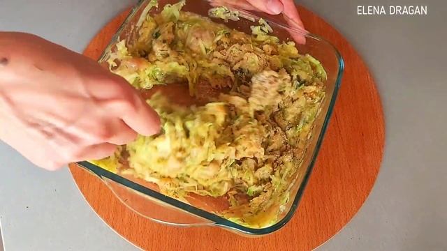 Кабачки, 2 яйца и немного фарша. Почему я раньше так не готовила? Что приготовить из кабачков? смотреть онлайн