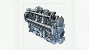 Diesel Engine 3D Model