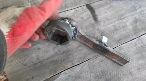 Делаю удобный ключ для съёма шаровой опоры