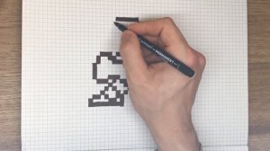 Как нарисовать по клеточкам ЖЕЛЕЗНОГО ЧЕЛОВЕКА. Рисуем по клеточкам железного человека. Iron Man