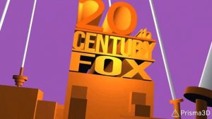20th century Fox logo 1994 -2009 logo prisma 3d