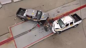 Nissan NP300 Hardbody African make VS Nissan NP300 European make. Face to Face crash Test.