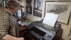 Printing an A2 B&W fine art print: Epson P5000 [~16" x 23"]