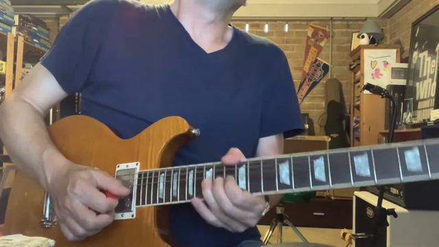 Blues rock ballad jam with a 1998 Les Paul DC Double Cutaway смотреть онлайн