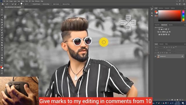Photoshop Oil Paint Face Smooth Photo Editing & Dark Skin Retouching & Moody Color Grading Tutorial смотреть онлайн