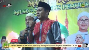 LIVE MAULID AGUNG   MILAD KE 5 MAJLIS PEMUDA ISLAM 2