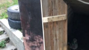 Как сделать дверь от погреба в старинном стиле