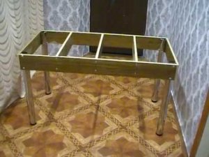 Мини бильярдный стол своими руками Часть 7:  Подстолье