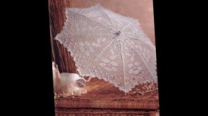 Кружевные зонтики  Вяжем зонт крючком