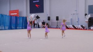 Показательное выступление гимнасток группы начальной подготовки