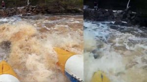 Сплав по Уксе. Порог Мельница