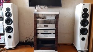 Самодельная система. Ламповый SE. Акустика трехполосная.
