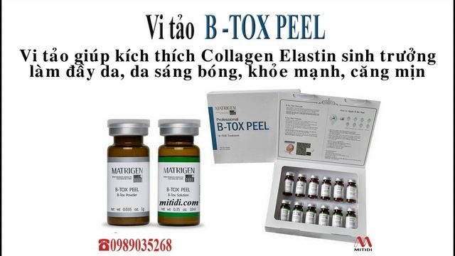 bộ vi kim tảo biển b tox peel matrigen смотреть онлайн