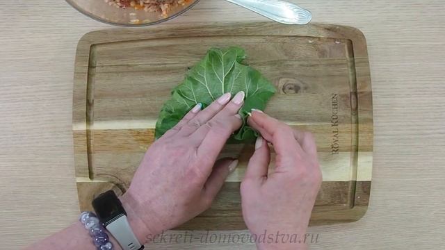 Голубцы из Листьев Ревеня с Мясом и Рисом – Вкусно и Сытно