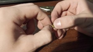 Плетение браслета из латуни неизвестного плетения