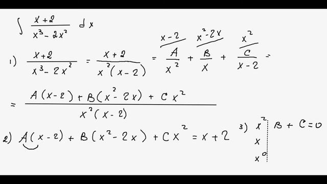 1424. Интегрирование дробно рациональных выражений. смотреть онлайн