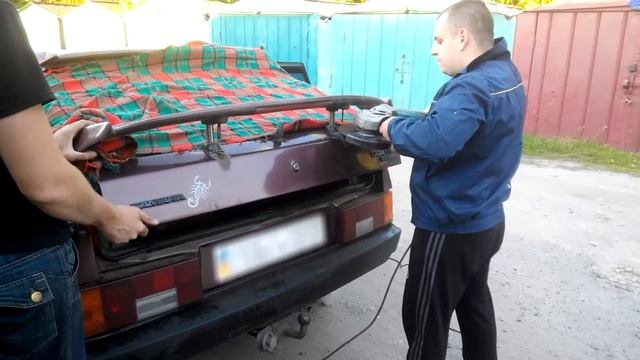 Тюнинг наоборот. Спойлер с девяточки. ВАЗ 2109. Если не откручиваются болты смотреть онлайн