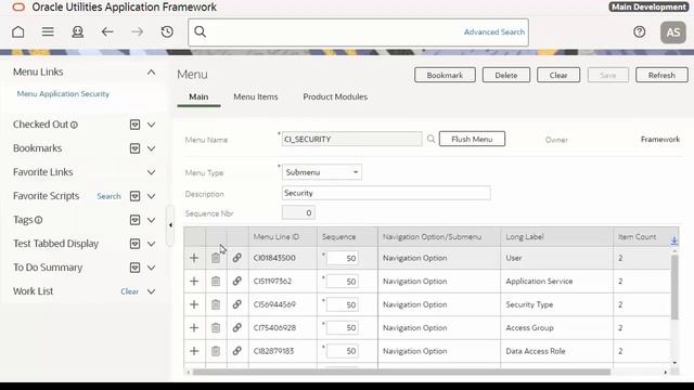 Oracle Utilities 22A Cloud Services - Improved Menu Security Maintenance смотреть онлайн