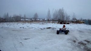 Мини багги зимой.