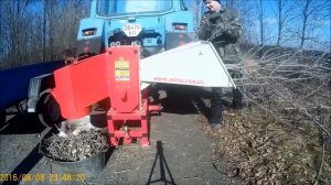 Измельчитель веток АМ-120ТР видео отзыв клиента