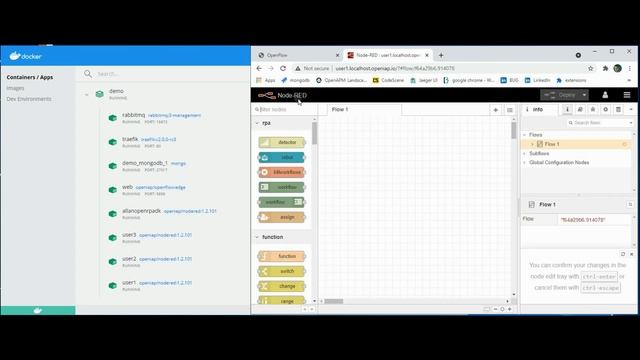 Personal Nodered on docker