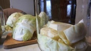 Капуста на зиму кусочками