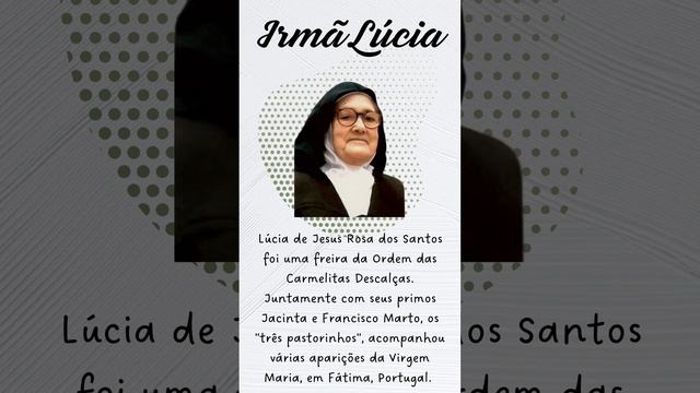 Irmã Lúcia - Pensamentos do Bem