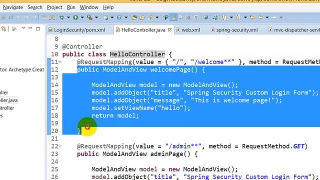 spring security login смотреть онлайн