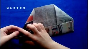 Пилотка из газеты | Оригами