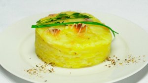 Гратен из картофеля.