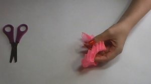 Воздушный цветок из органзы/Как сделать цветок из органзы/cómo hacer flores de organza