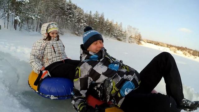 Санки-ледянки IV (23.01.2016) - видеоотчёт смотреть онлайн